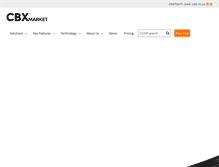 Tablet Screenshot of cbxmarket.com